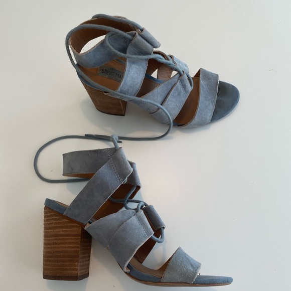 Steve Madden Heeled Lace-Up Sandals - Picture 1 of 2